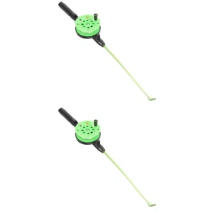 Set 2 Canne da Pesca per Bambini Accessori da Viaggio per Bambini Bastoncini - Foto 1 di 12