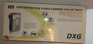 DXG-579V HD Silver Video Camera 5.1 Mega Pixel, 4x Zoom Value pack - Picture 1 of 4