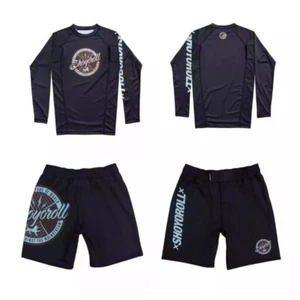 Shoyoroll Competitor 19 Q4 Training Long Sleeve Rash Guard & Fitted Shorts Set - Picture 1 of 7
