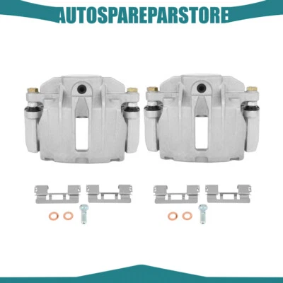 Pair For 2003-2007 Chevrolet Silverado 1500 Rear Brake Calipers w/ Bracket - Image 1 of 4