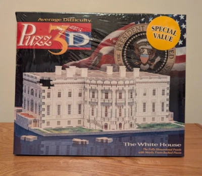 Puzzles 3D La Casa Blanca y Mansión Bavariana Paquete de 2 Puzzles Valor Especial Foto 1 de 4