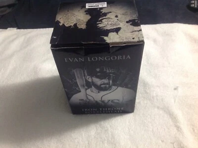 Evan Longoria Game of Thrones Bobblehead Tampa Bay Rays Iron Throne Brand New - Image 1 of 4