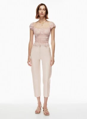 New Wilfred Aritzia The Melina Cropped Pant Vin Gris Size 2 Womens High Rise - Image 1 of 4