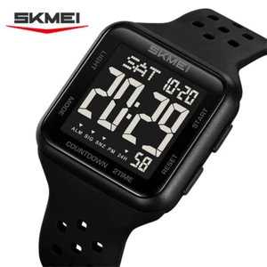 SKMEI Reloj Hombre Rectángulo Reloj Pulsera Moda Niños Digital Reloj Deportivo Reloj Hombre - Imagen 1 de 29