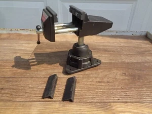 Vintage Dremel D-Schraubstock mit gepolsterten Backen Bank Hobby Handwerk schwenkbarer Schraubstock - Bild 1 von 10