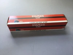 Staples Fax Ribbon Model #SFS-30R Compatible With Sharp UX 5CR 164’ Us-P100/200 - Picture 1 of 2