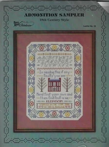 Faye Raye Stitcheries~Admonition Sampler 18th Century Style Kit~ K-22 OOP - Picture 1 of 2
