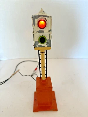 LIONEL PREWAR STANDARD/O-GAUGE #78 TRAFFIC BLOCK TRAIN SIGNAL-WORKS - Image 1 of 4