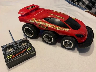 Coche de juguete Tyco RC Scorcher 6x6 9,6 V turbo vintage años 90 radio control funcionamiento Foto 1 de 4