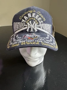 NWT MEN’S NEW YORK YANKEES 1999 CENTURY’S TEAM STRAP BACK MLB BASEBALL HAT CAP - Picture 1 of 10