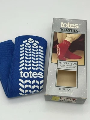 De colección Totes Toasties Zapatilla Sox Calcetines Agarrados Azul Para Mujer OSFA NUEVO EN STOCK Foto 1 de 4