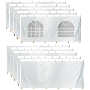 Kit de pared lateral de tienda 20x80 7 pies H sólido y bloqueo de ventana paneles de vinilo de 16 oz - Imagen 1 de 10
