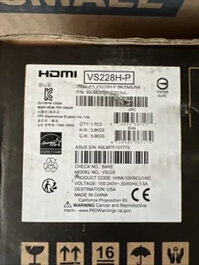 ASUS VP228H 21.5" FHD Gaming Monitor – 1ms, Low Blue Light, Flicker-Free (BX60) - Picture 1 of 1