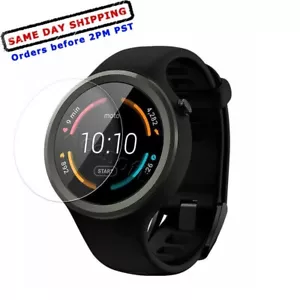 Heavy-Duty 9H Tempered Glass Screen Protector for Motorola Moto 360 2nd Gen 42mm - Picture 1 of 1