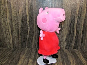 Muñeca de peluche exclusiva Kohls Cares 2003 Peppa Pig rosa peluche ojos suaves juguete de 11 - Imagen 1 de 11