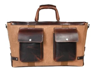 Bolso de lona de cuero Nexus - Imagen 1 de 8