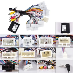 For Toyota Aftermarket Radio Stereo Car Wire Harness Cable Adapter w/ Canbus BOX - Foto 1 di 3
