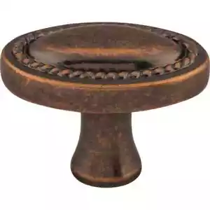Copper Knob Cabinet Dresser Hardware Oval - Picture 1 of 2