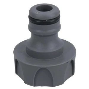 Grey Hozelock Adaptor Adaptor Juction Push Connector Hose Pipe Threaded GAR54 - Picture 1 of 6