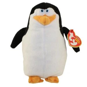 TY Beanie Baby - SKIPPER the Penguin ( Madagascar Movie Beanie ) (5.5 inch) MWMT - Picture 1 of 1