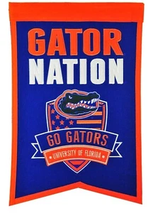 Universidad de Florida Gator Nation Banner Go Gators - Imagen 1 de 5