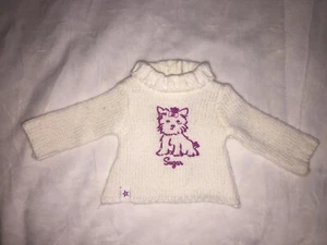 American Girl bambola maglione bianco zucchero dolce il mio AG ricambio - Foto 1 di 4