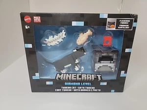 Minecraft Diamond Level Smoking Katze Figur mit Zubehör NEU VERSIEGELT IN BOX C3 - Bild 1 von 9