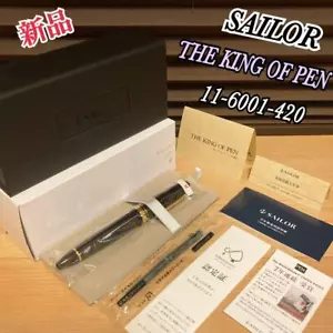 Sailor KOP Fountain Pen King Profit ST Black Medium Nib 11-6001-420 from Japan - Picture 1 of 8