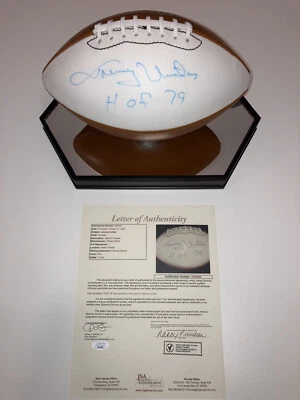 Johnny Unitas Vintage Signed JSA LOA NFL Football Baltimore Colts New In Box - Image 1 of 4