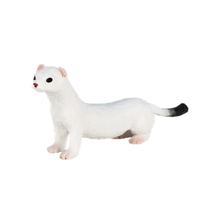 .Mojo ERMINE animales salvajes del campo juego modelo figura juguetes plástico bosque - Imagen 1 de 6
