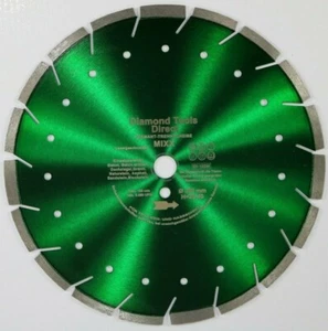 Hochleistungs Diamanttrennscheibe Diamantscheibe 300 350 400 500 Asphalt Beton  - Bild 1 von 10