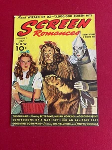 1939, Wizard of OZ, "SCREEN Romances" COVER ONLY (Scarce / Vintage) - Picture 1 of 2