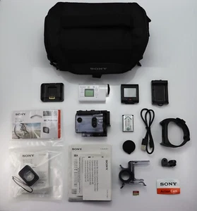 SONY ACTION CAM FDR-X3000 CAMCORDER 4K HD WI-FI VIDEO CAMERA & LIVE VIEW REMOTE - Picture 1 of 4