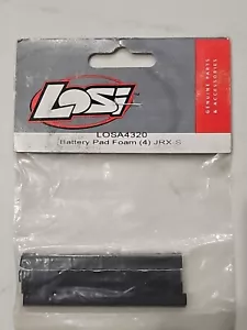 Vintage Team Losi LOSA4320 JRX-S Battery Pad Foam 4pcs A-4320 Old Stock NIB - Picture 1 of 1