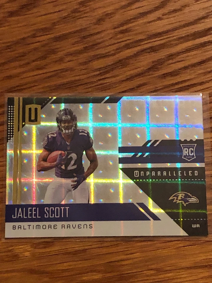 2018 Panini Unparalleled Superplaid #262 Rookies Jaleel Scott Baltimore Ravens - Image 1 of 1