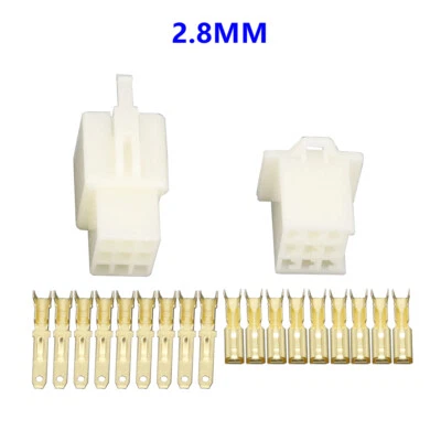 Quality 2.8mm Mini Connector Kits 2 3 4 6 9 Way Motorbike Motorcycle Car Auto - Image 1 of 4
