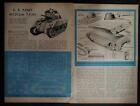 M-4 Sherman Tank Wooden Scale Model 1944 How-To PLANS