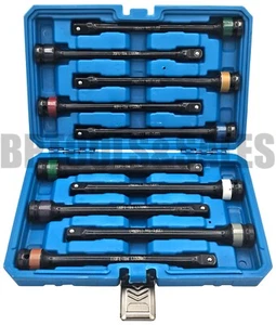 10pc 1/2" Drive Torque Extension Bar Set Limiting Extension Bar Torque Stick - Picture 1 of 5