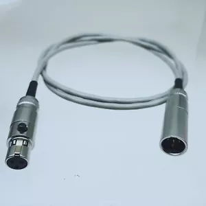 TA4M Mini-XLR 4Pin to TA3F 3Pin microphone adapter Cable for AKG Bodypack Shure - Picture 1 of 1