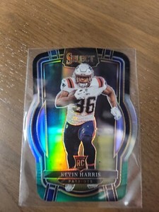 2022 Panini Select - Club Level Black and Green Prizm Die-Cut #233 Kevin Harris