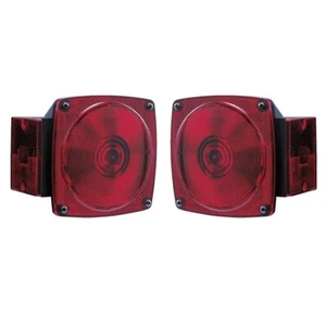 Peterson Incandescent Square Trailer Tail Lights (RLC-441) Submersible - Picture 1 of 2
