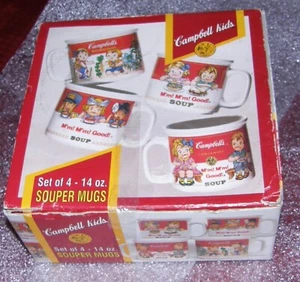 4 Stück - Classic Cambell's Kinder Suppentassen Konvolut 2002 - Bild 1 von 2