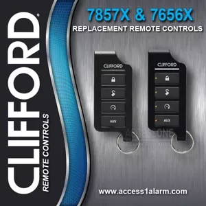 NEU Clifford 7857X und 7656X Fernbedienung Paketangebot - NUR Fernbedienungen - Bild 1 von 2