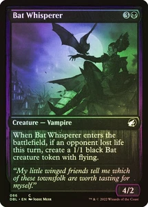 MTG FOIL Bat Whisperer  - Innistrad: Double Feature #086 - Picture 1 of 1