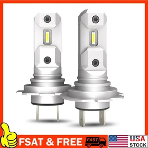 4x H7 10000K LED Headlight Kit High Low Beam Bulbs 3300000LM White Super Bright - Picture 1 of 16