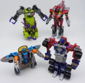 Transformers Armada Figures - Starscream, Scavenger, Blurr & Optimus Prime 2002 - Picture 1 of 16