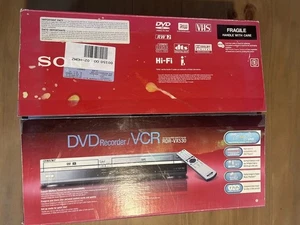 Sony RDR-VX530 Registratore DVD VHS VCR Lettore Combo con Telecomando, Scatola Aperta. - Foto 1 di 6