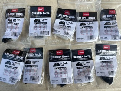 (10) Aspersor de bico Toro 53866 570 MPR+, 180 graus, 15 pés - Imagem 1 de 3