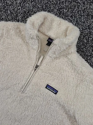 Pulôver Patagonia Feminino Grande Fuzzy Lã Quarto Zíper Los Gatos Jaqueta de Pelúcia - Imagem 1 de 4