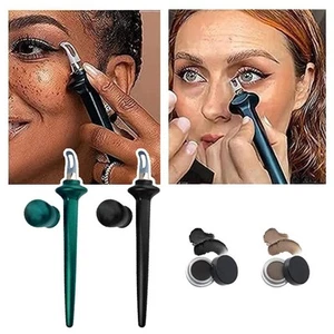 ☆ Herramienta delineador de ojos de silicona plantilla resistente a la limpieza delineador de ojos cajón gel pluma - Imagen 1 de 15